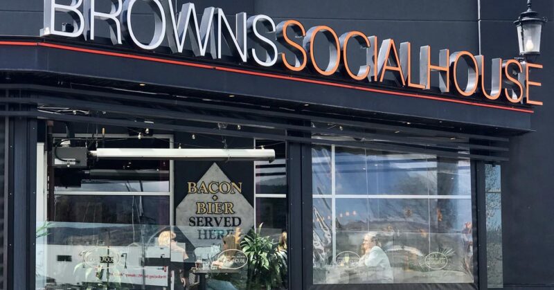 Browns Socialhouse Vinyl Screen